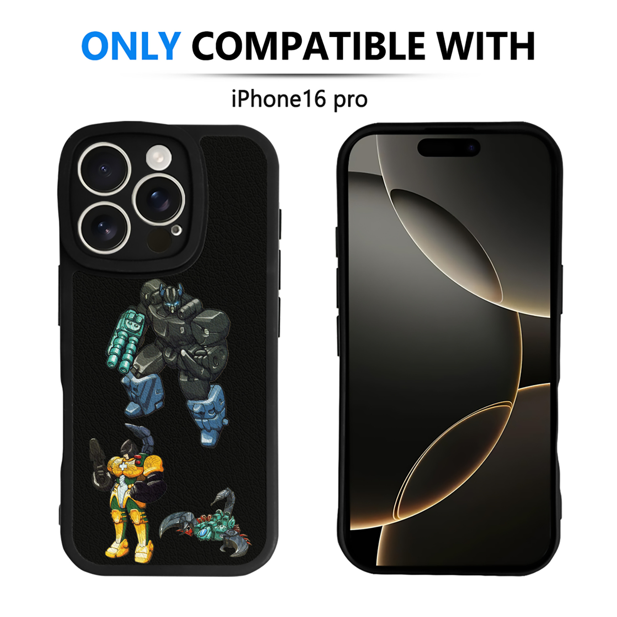 （画像用）  【iPhone 16シリーズ対応】シリコンスマホケース（レザー調） 材質：シリコン